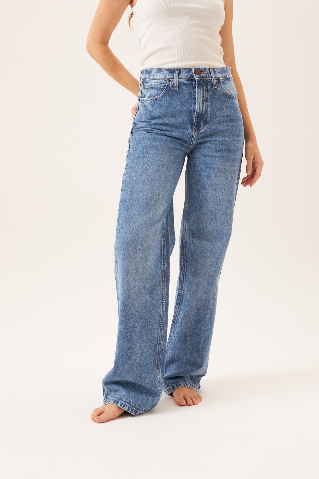 Jean Mid Rise Blue